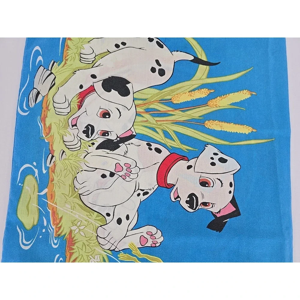 Vintage‎ Disney 101 Dalmatians Pillowcase USA Made Poly Cotton - Very Cool!